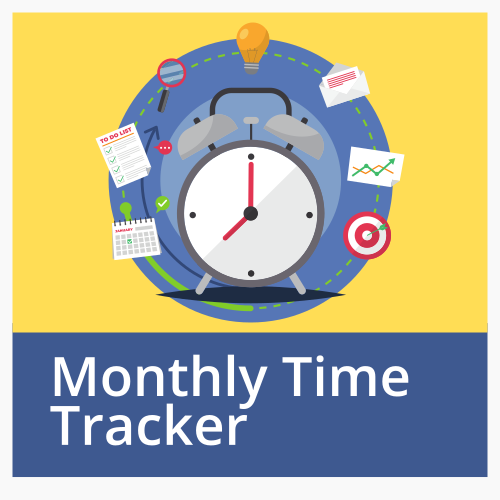 Get your FREE Monthly Time Tracker!