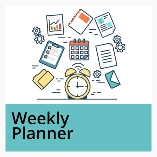 Prioritize your time & get things done with the P.A.T. System Weekly Planner!