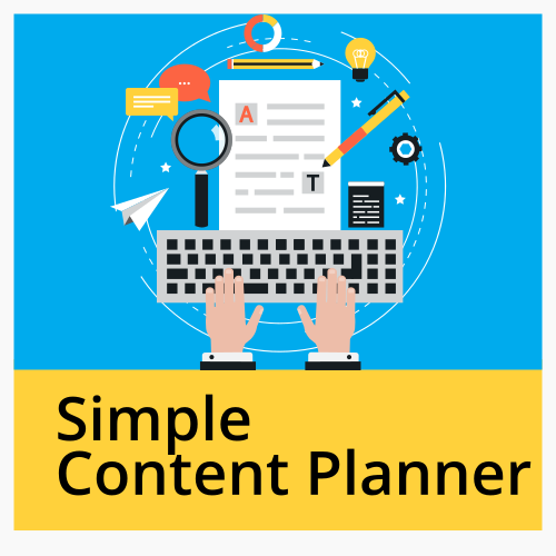 Get your FREE Simple Content Planner!